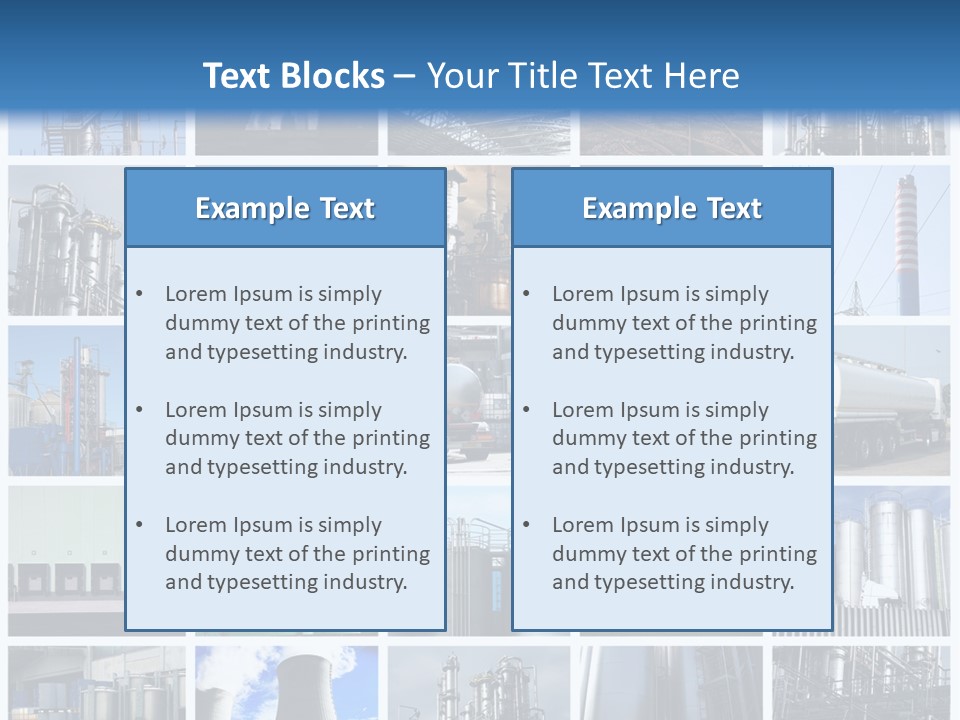 Container Petrol Nuclear PowerPoint Template