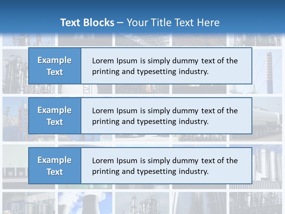 Container Petrol Nuclear PowerPoint Template
