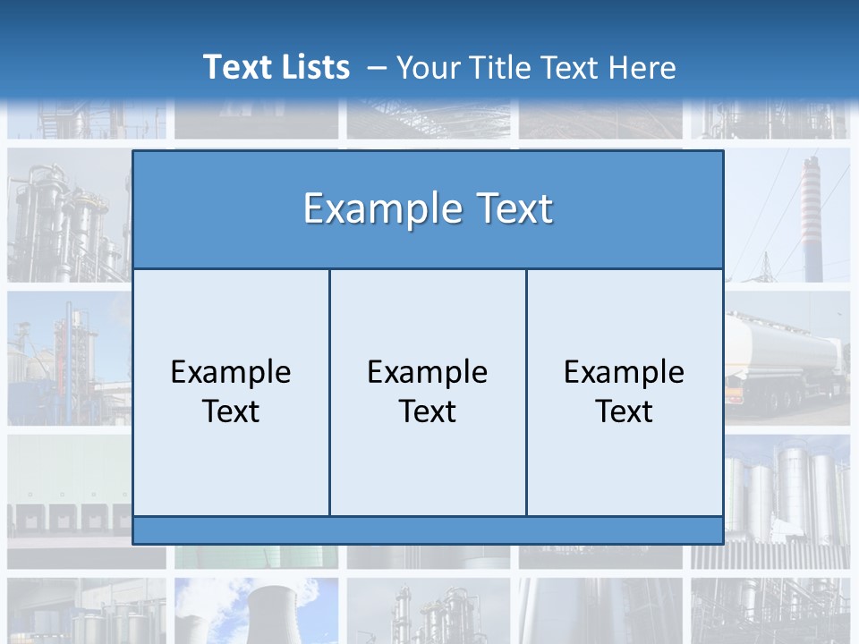 Container Petrol Nuclear PowerPoint Template