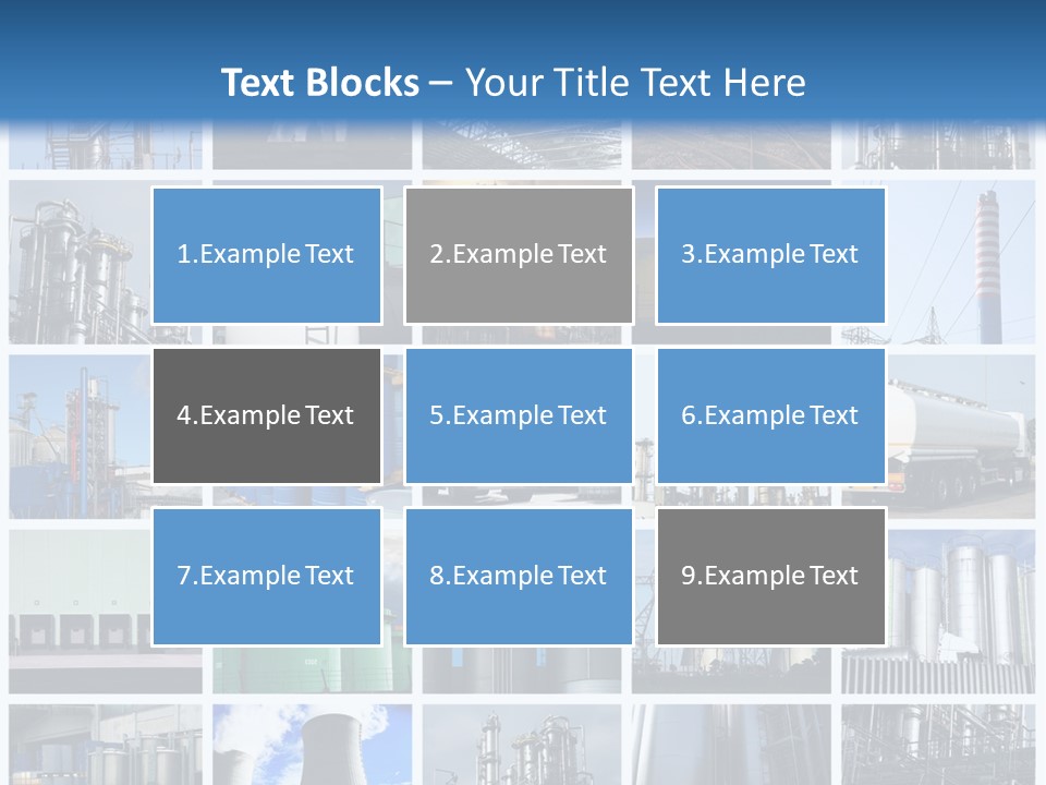 Container Petrol Nuclear PowerPoint Template