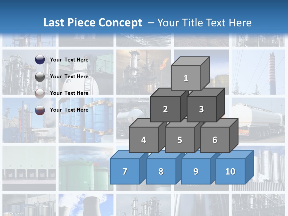 Container Petrol Nuclear PowerPoint Template
