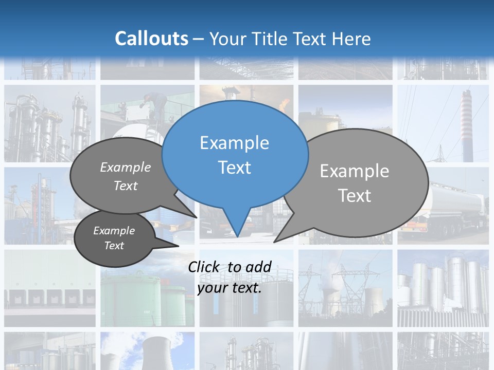 Container Petrol Nuclear PowerPoint Template