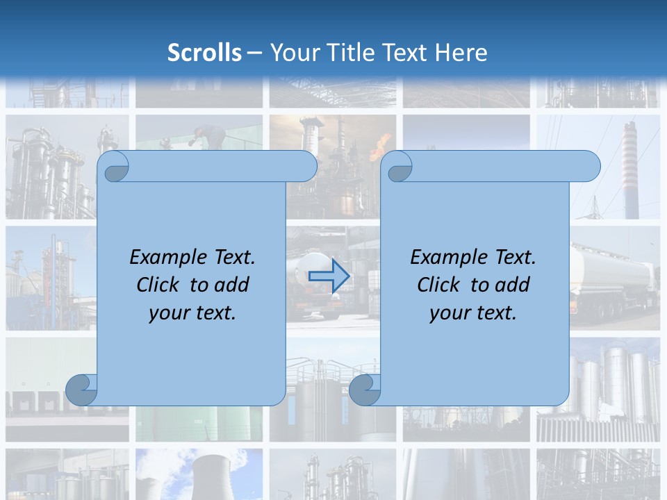Container Petrol Nuclear PowerPoint Template
