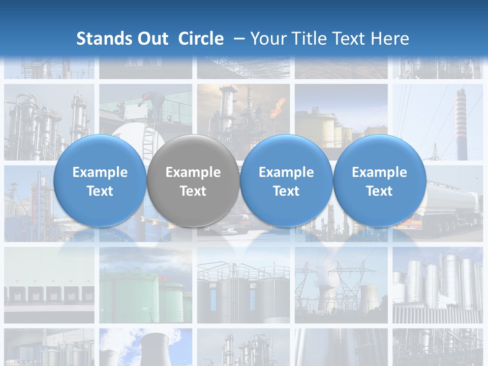Container Petrol Nuclear PowerPoint Template