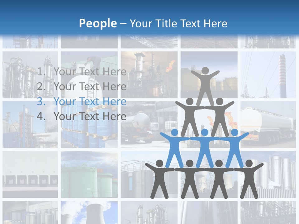 Container Petrol Nuclear PowerPoint Template