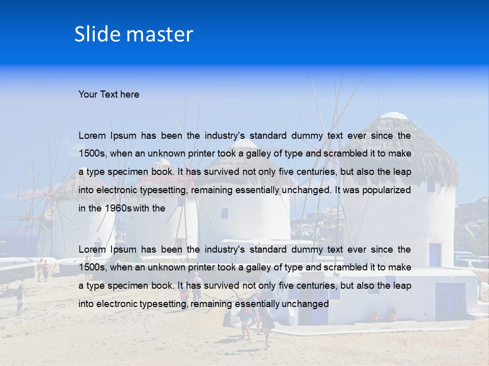 Windmill City Style PowerPoint Template