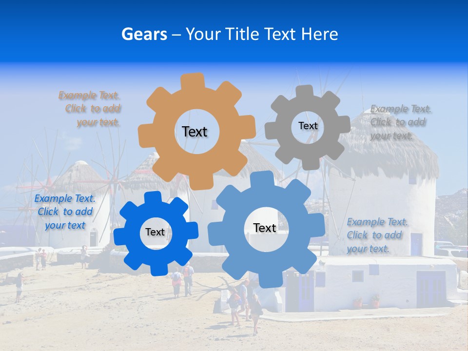 Windmill City Style PowerPoint Template