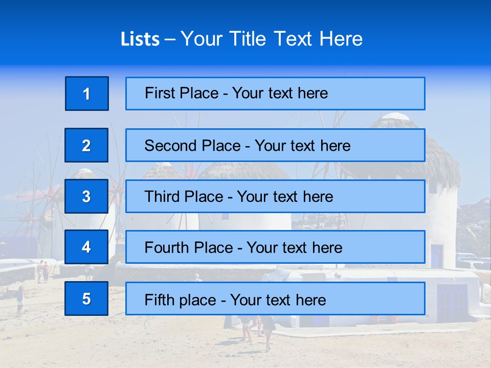 Windmill City Style PowerPoint Template