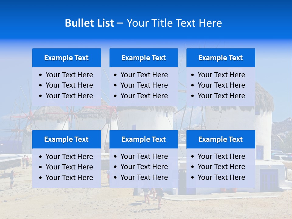 Windmill City Style PowerPoint Template