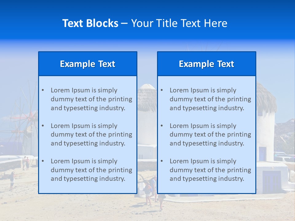 Windmill City Style PowerPoint Template