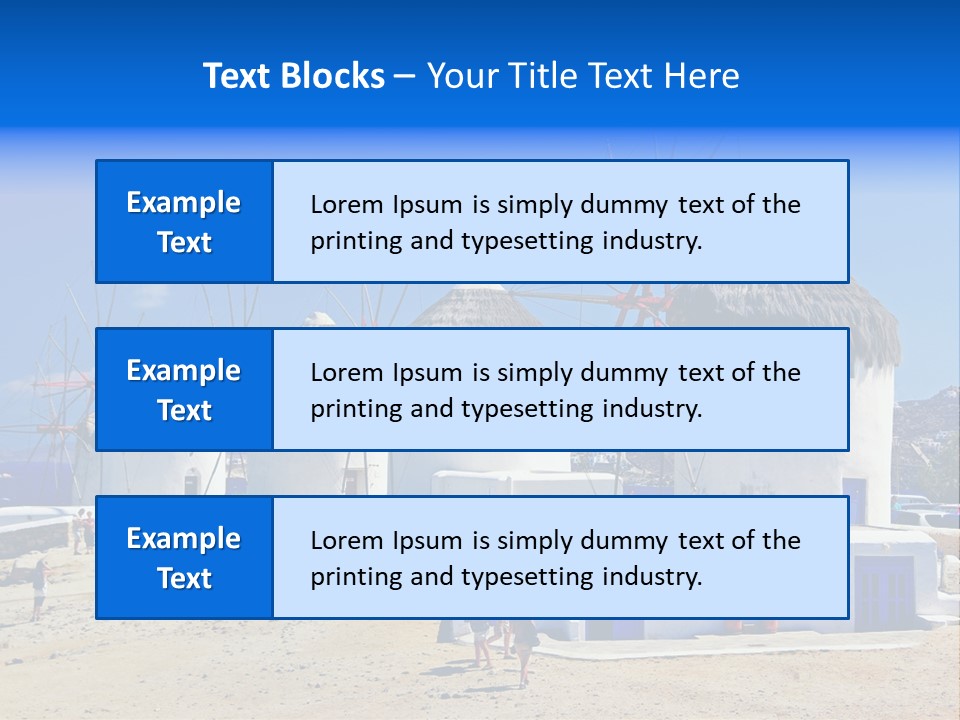 Windmill City Style PowerPoint Template