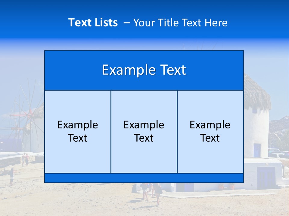 Windmill City Style PowerPoint Template