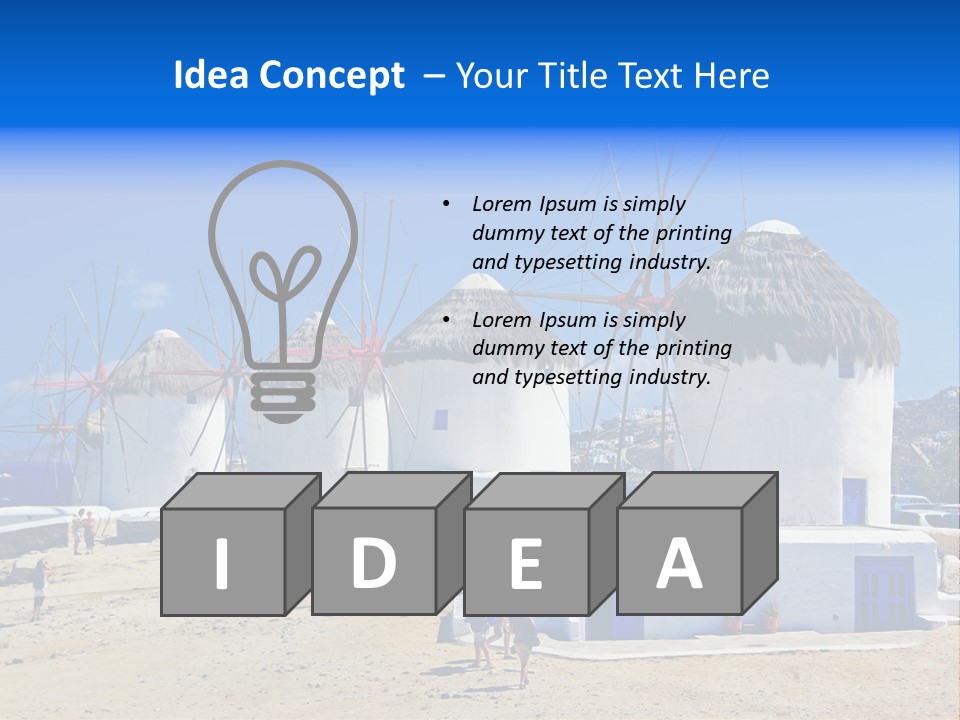 Windmill City Style PowerPoint Template