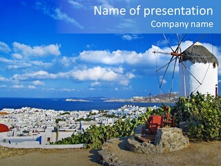 View Touristic Greek PowerPoint Template