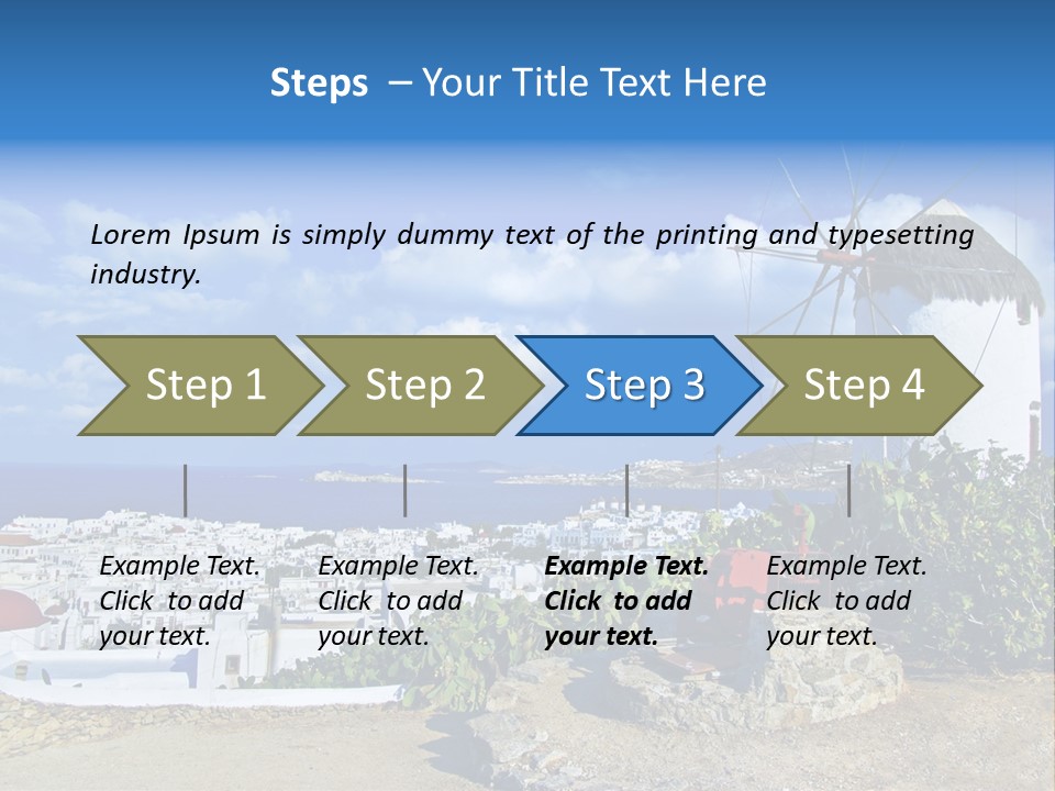 View Touristic Greek PowerPoint Template