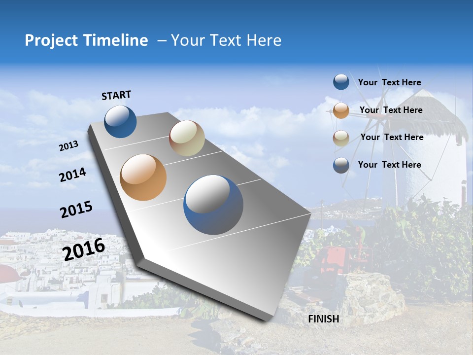 View Touristic Greek PowerPoint Template