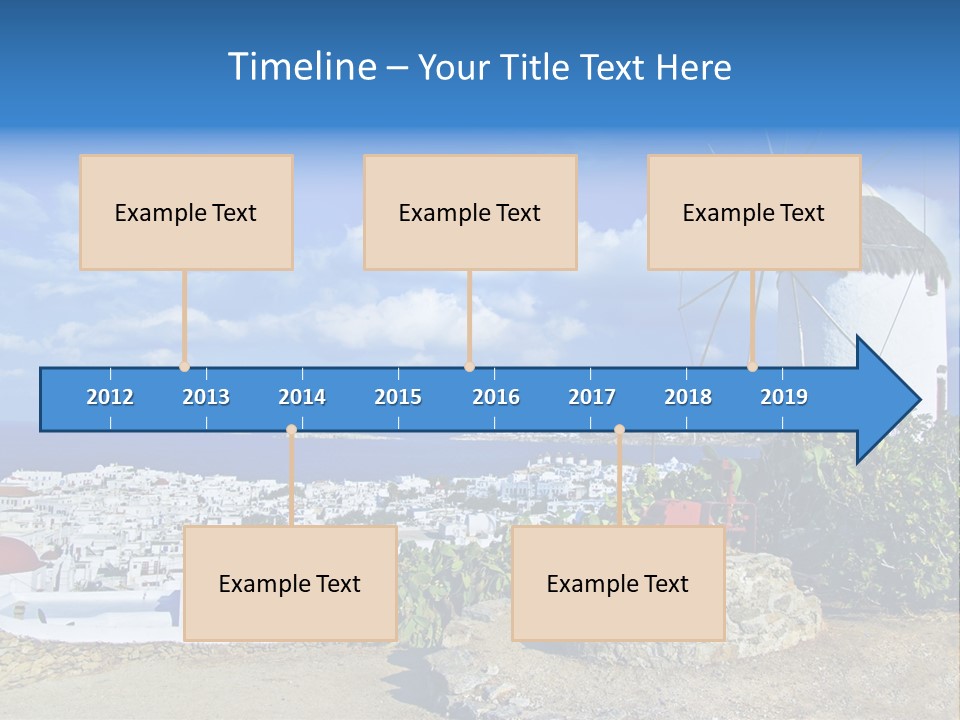 View Touristic Greek PowerPoint Template