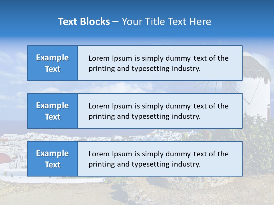 View Touristic Greek PowerPoint Template