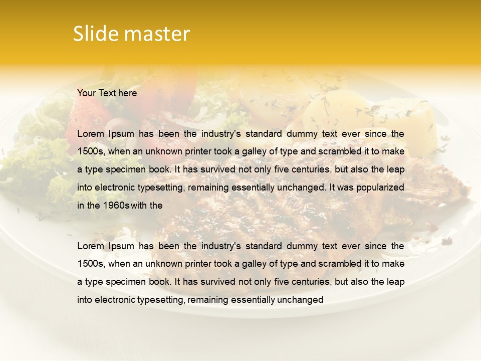 Tasty Eat Meal PowerPoint Template
