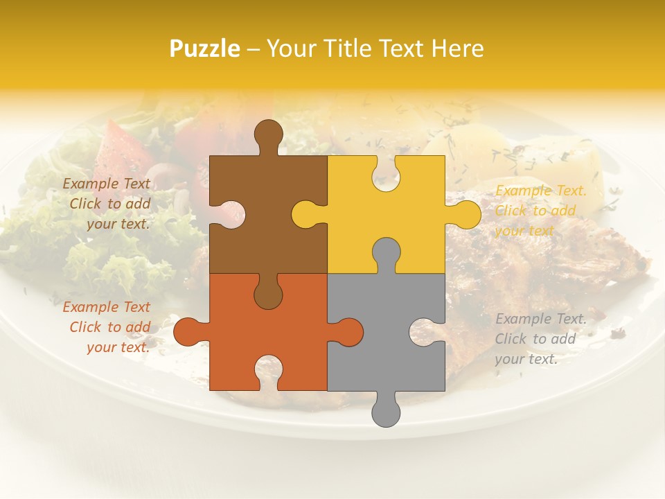 Tasty Eat Meal PowerPoint Template