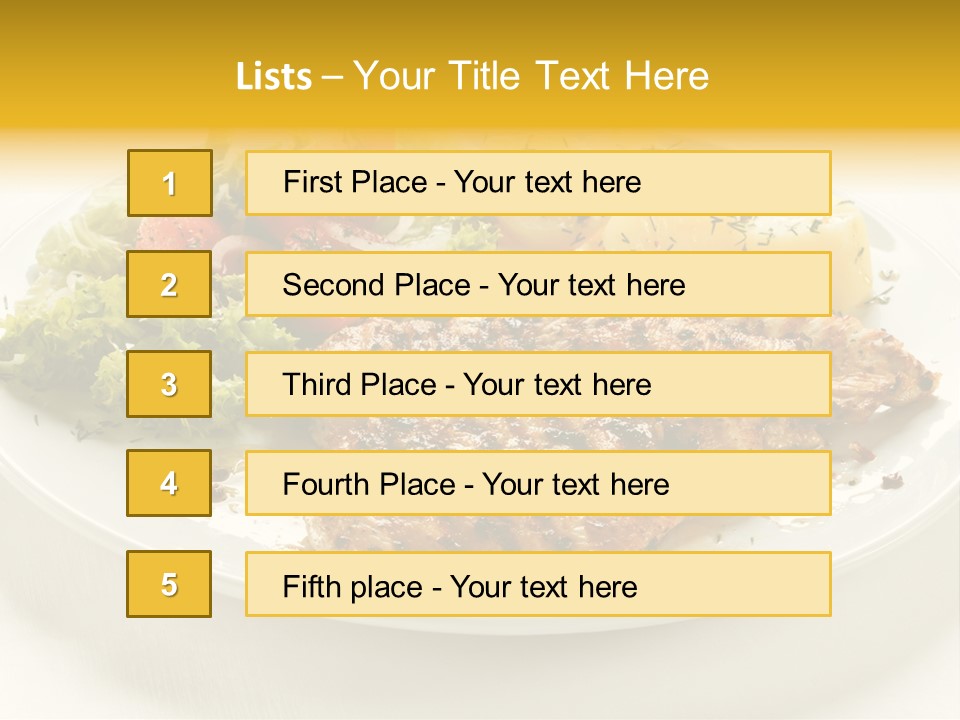Tasty Eat Meal PowerPoint Template