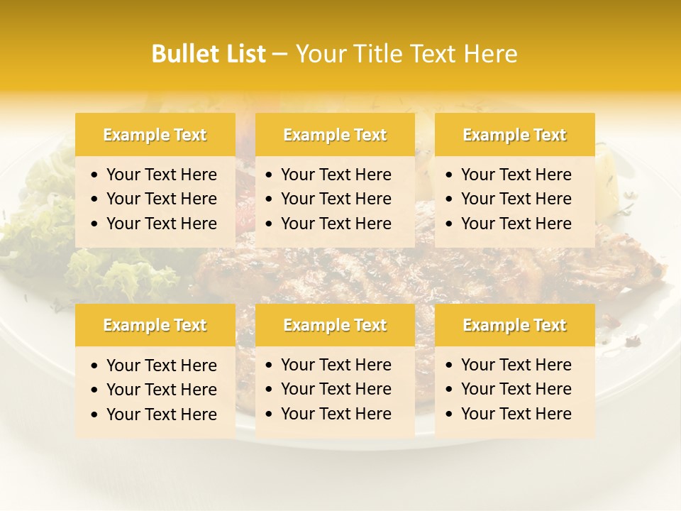 Tasty Eat Meal PowerPoint Template