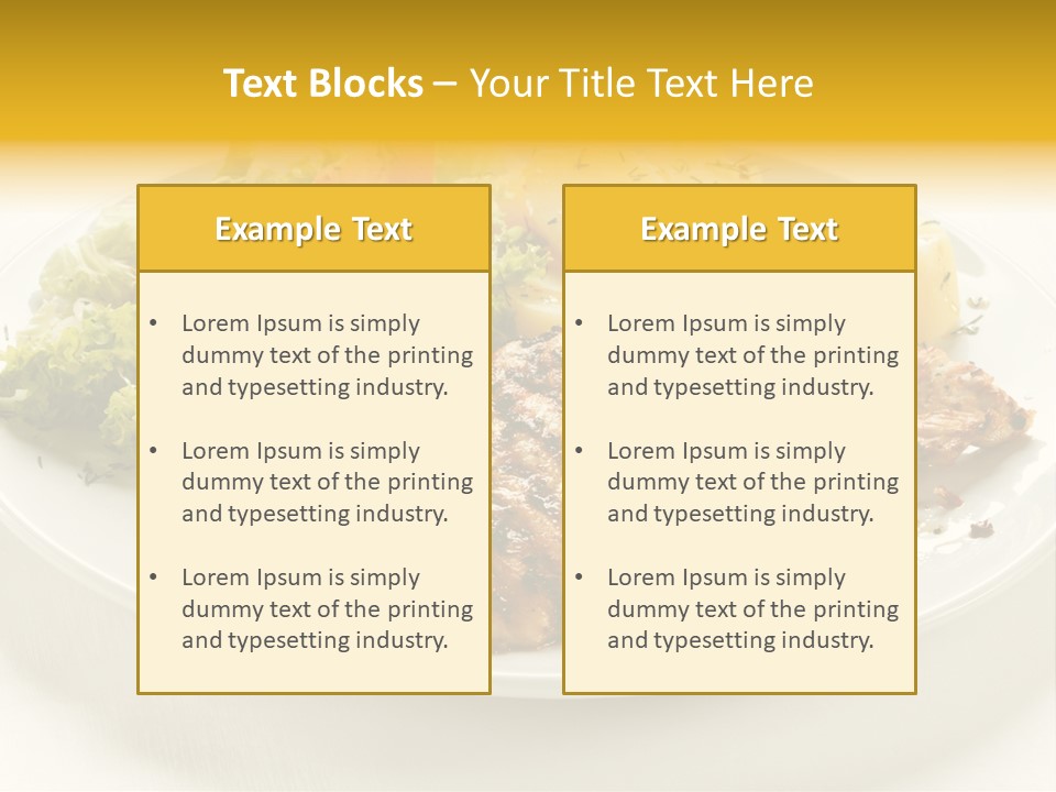 Tasty Eat Meal PowerPoint Template