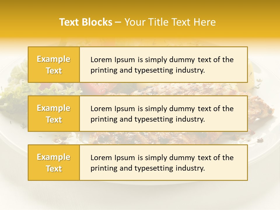 Tasty Eat Meal PowerPoint Template