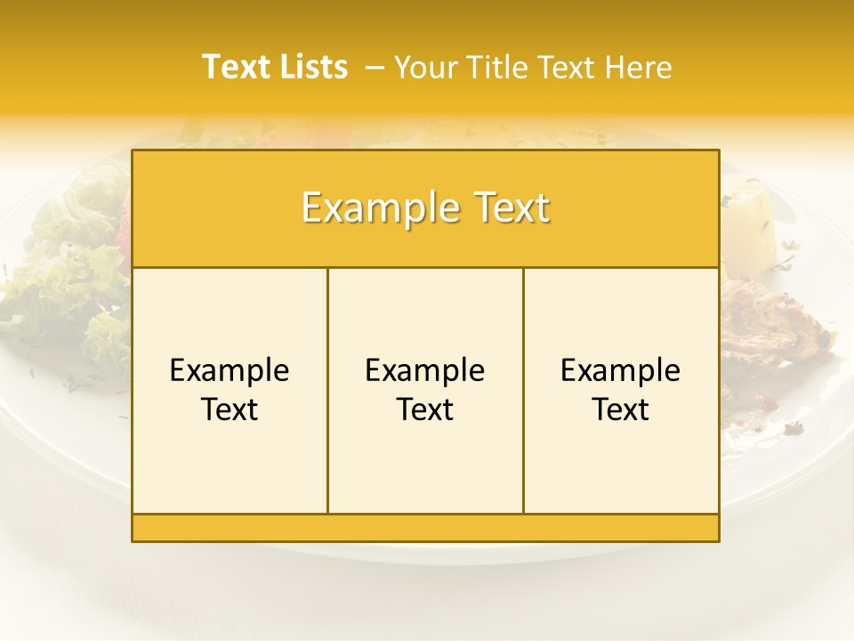 Tasty Eat Meal PowerPoint Template