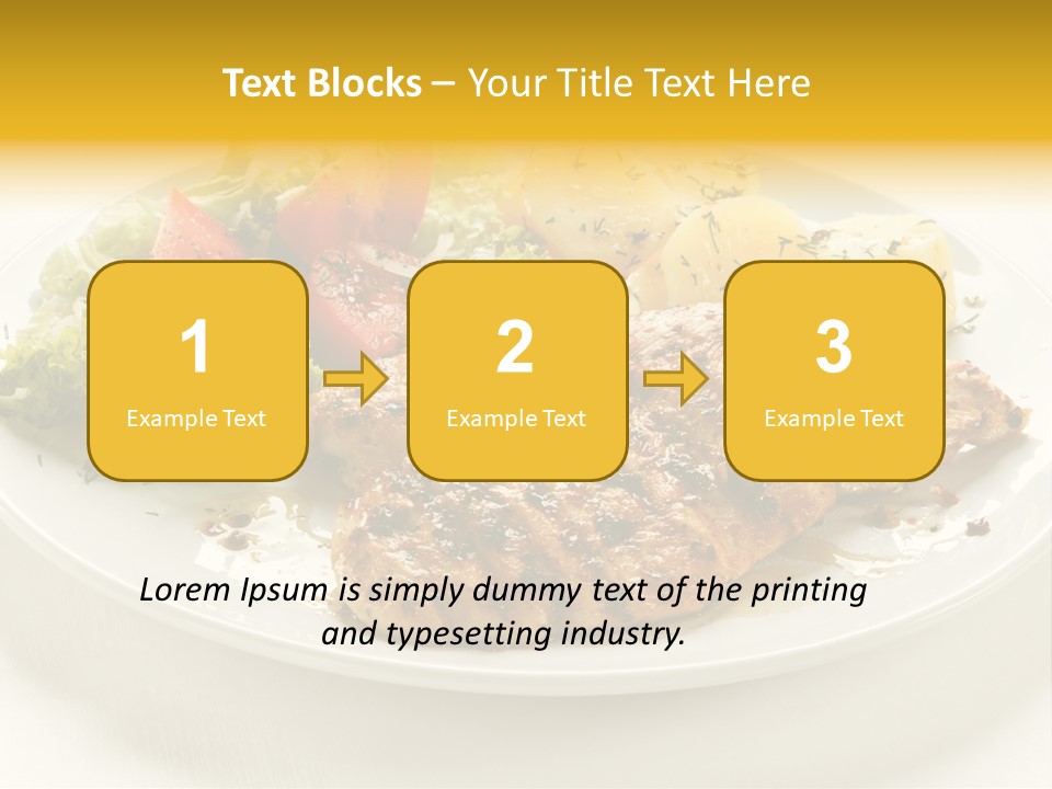 Tasty Eat Meal PowerPoint Template
