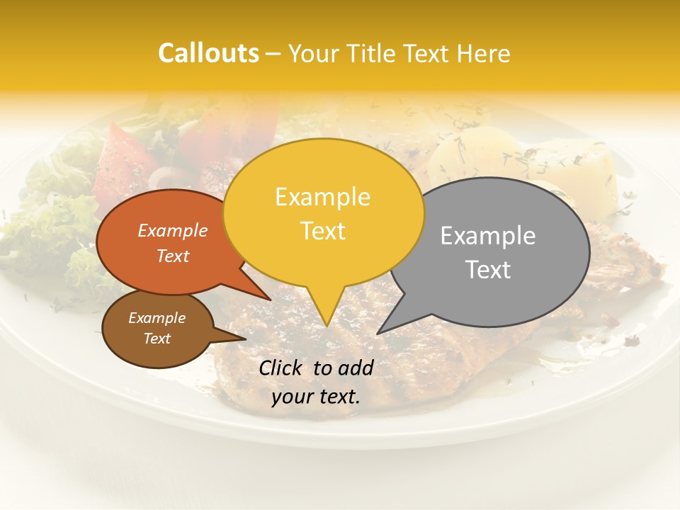 Tasty Eat Meal PowerPoint Template