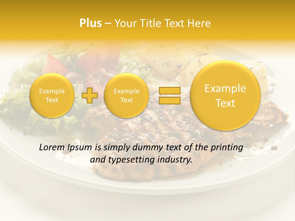 Tasty Eat Meal PowerPoint Template