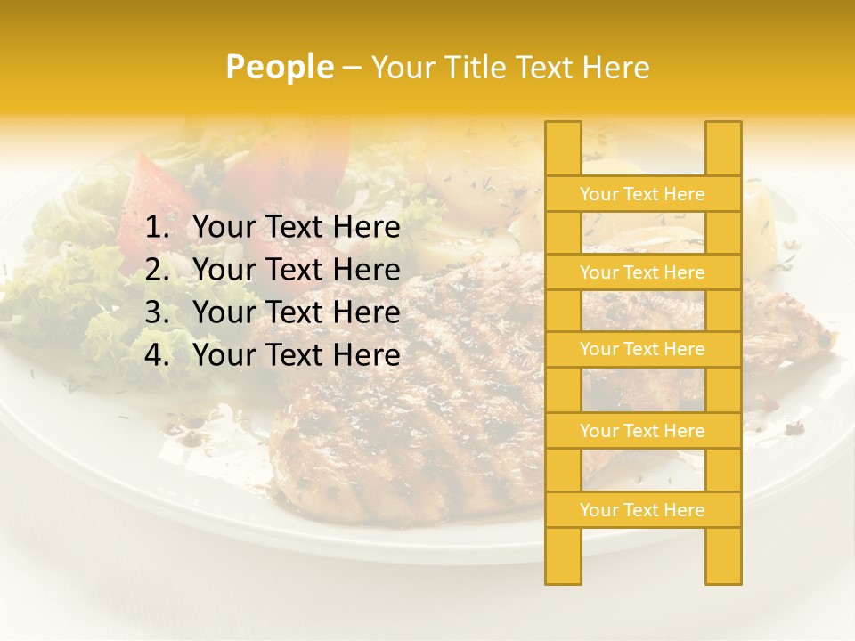 Tasty Eat Meal PowerPoint Template