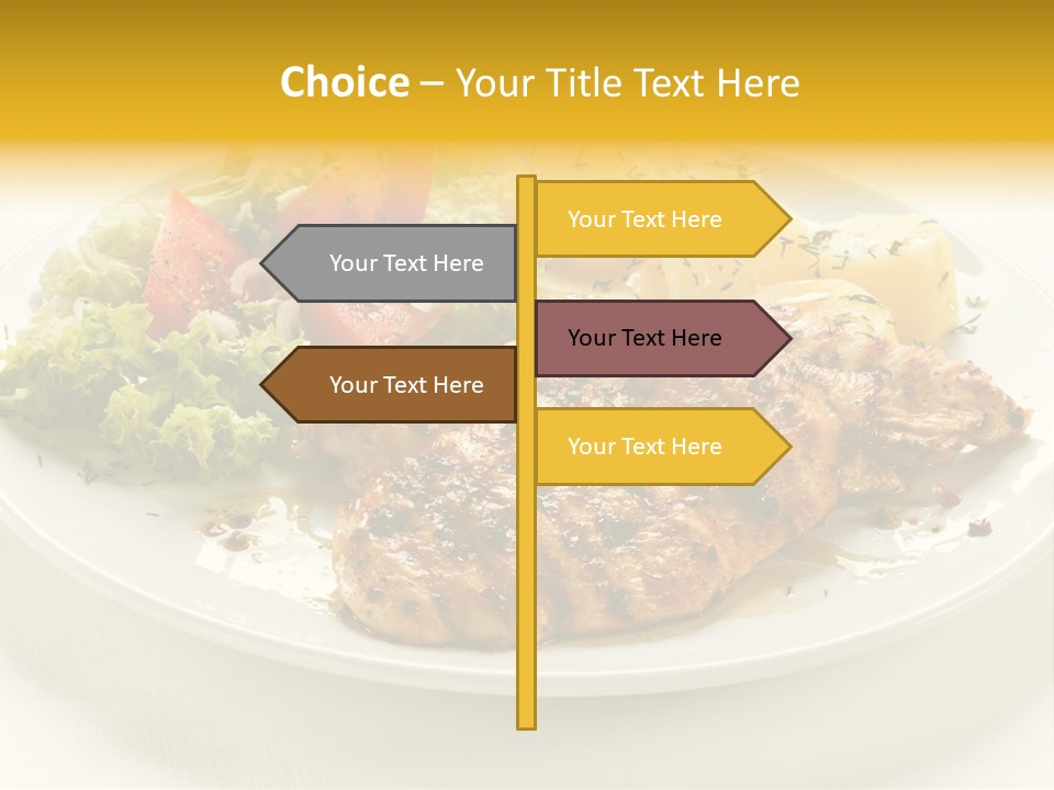 Tasty Eat Meal PowerPoint Template