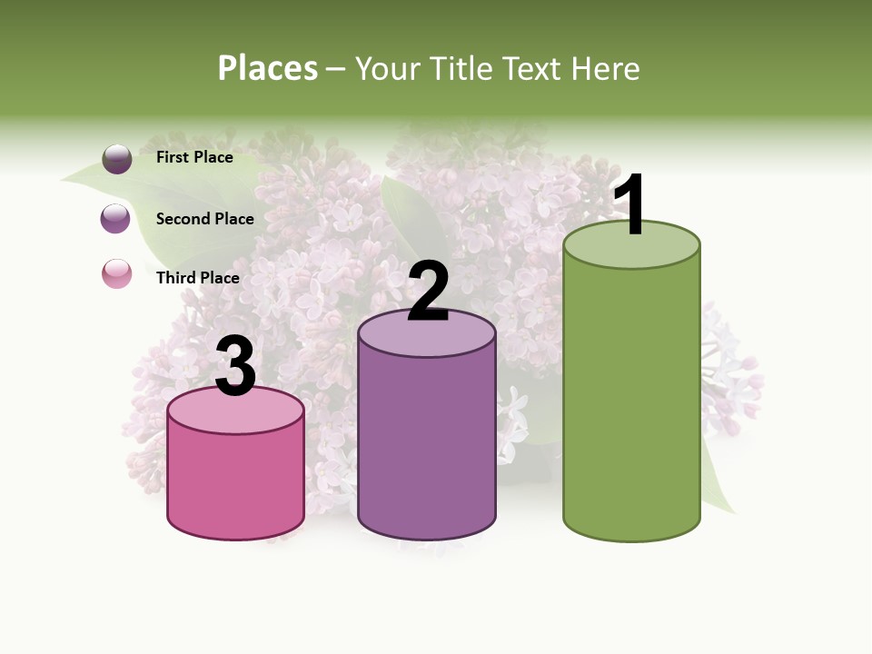 Green Lilac Purple PowerPoint Template