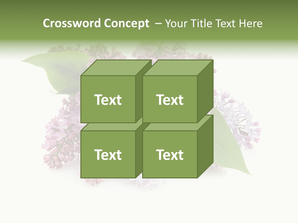 Green Lilac Purple PowerPoint Template