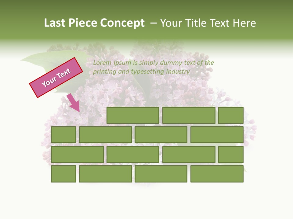 Green Lilac Purple PowerPoint Template