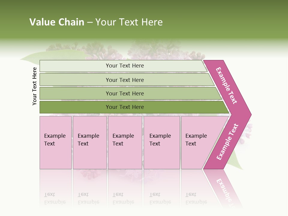 Green Lilac Purple PowerPoint Template