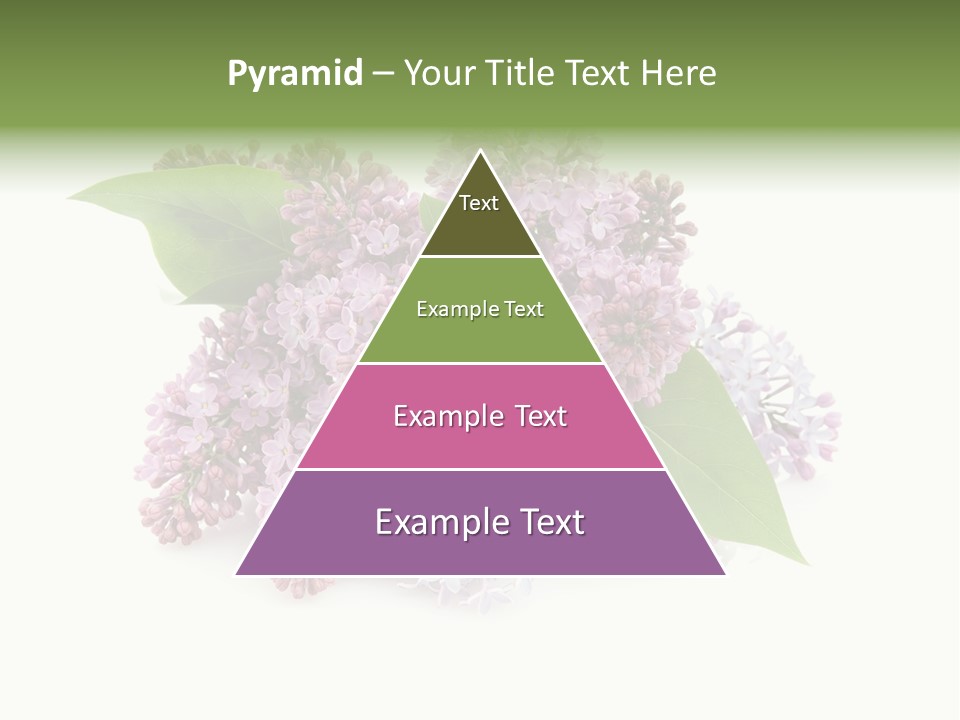 Green Lilac Purple PowerPoint Template