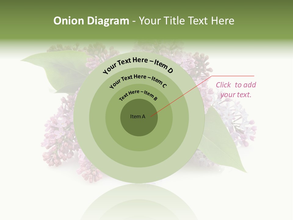 Green Lilac Purple PowerPoint Template