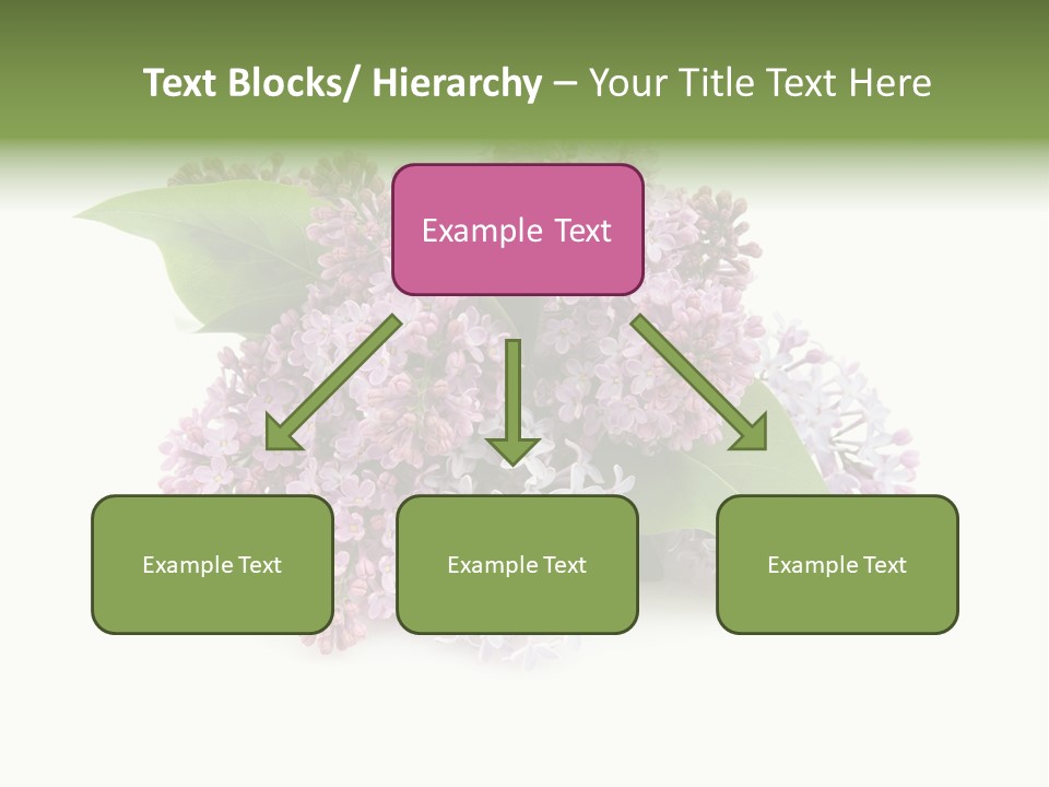 Green Lilac Purple PowerPoint Template