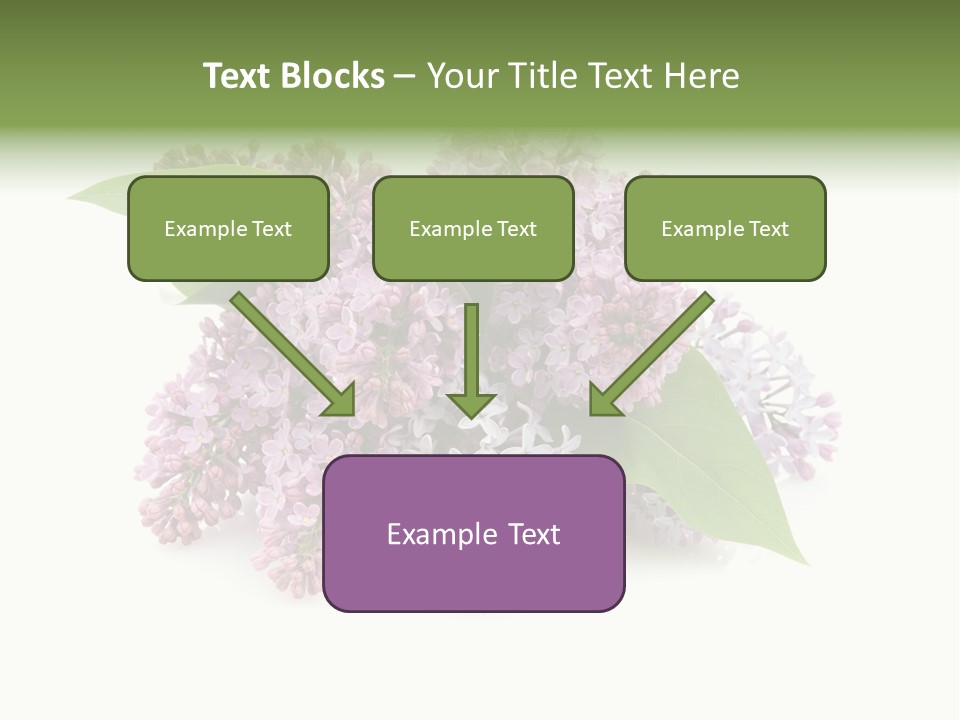 Green Lilac Purple PowerPoint Template