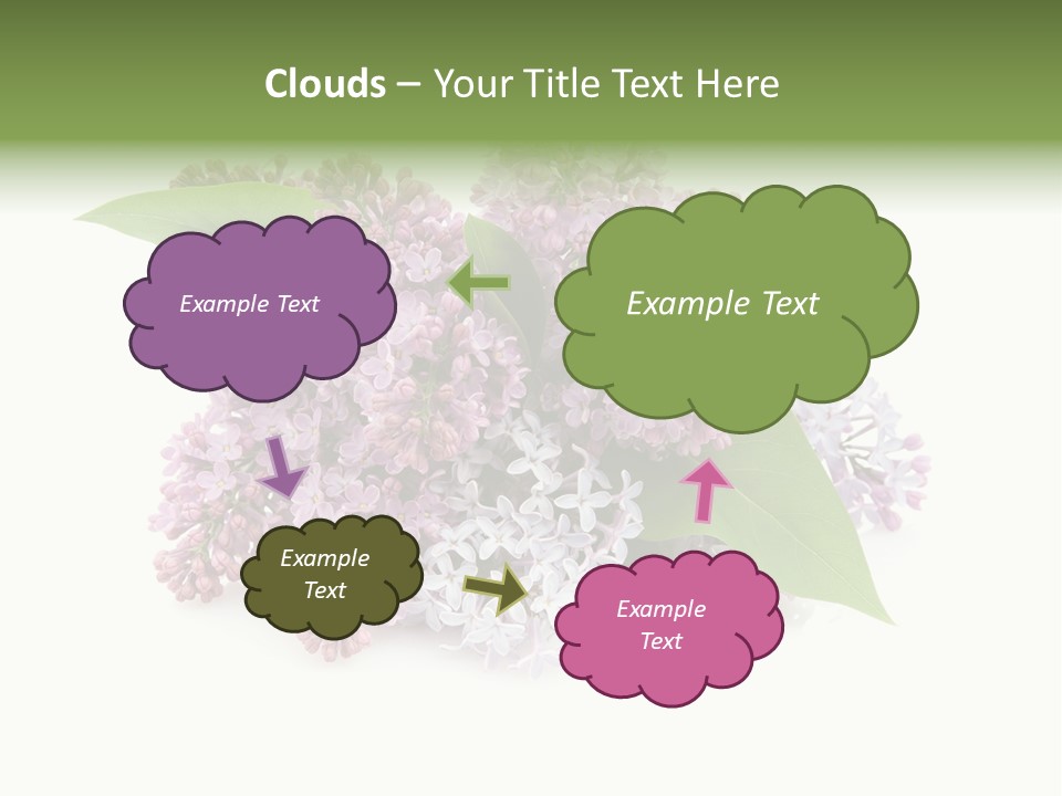 Green Lilac Purple PowerPoint Template