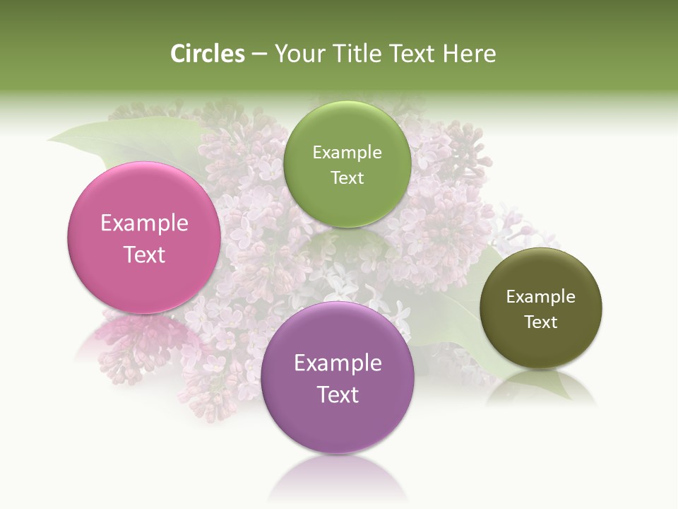 Green Lilac Purple PowerPoint Template
