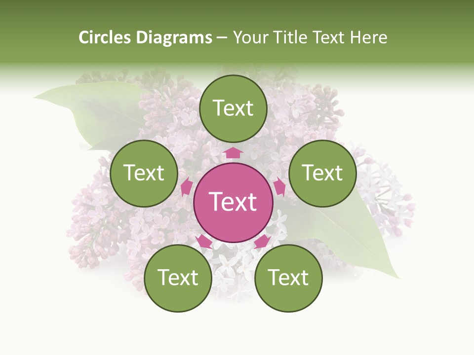 Green Lilac Purple PowerPoint Template