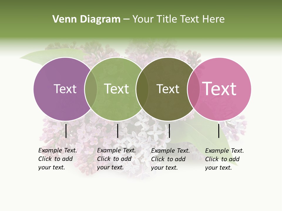 Green Lilac Purple PowerPoint Template