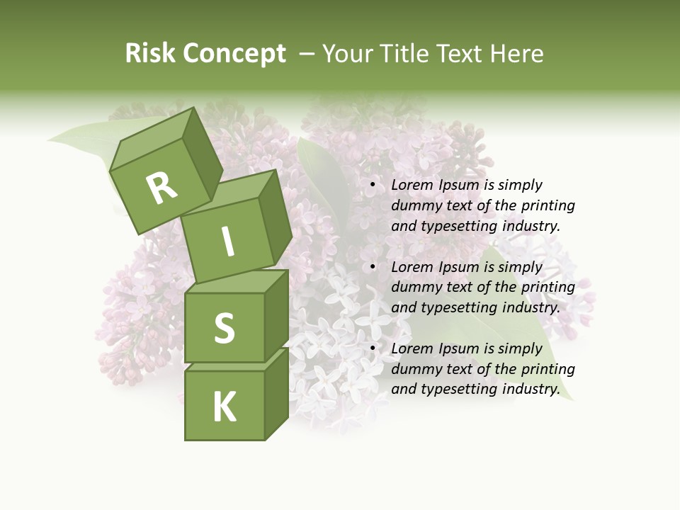 Green Lilac Purple PowerPoint Template