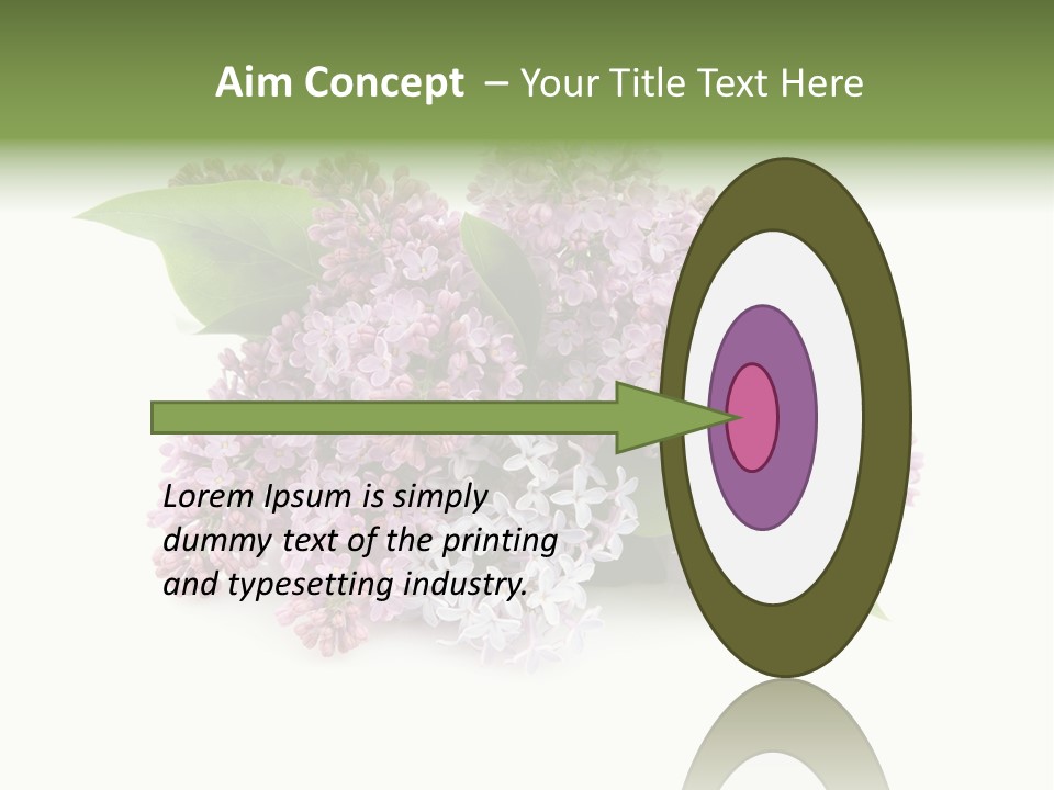 Green Lilac Purple PowerPoint Template