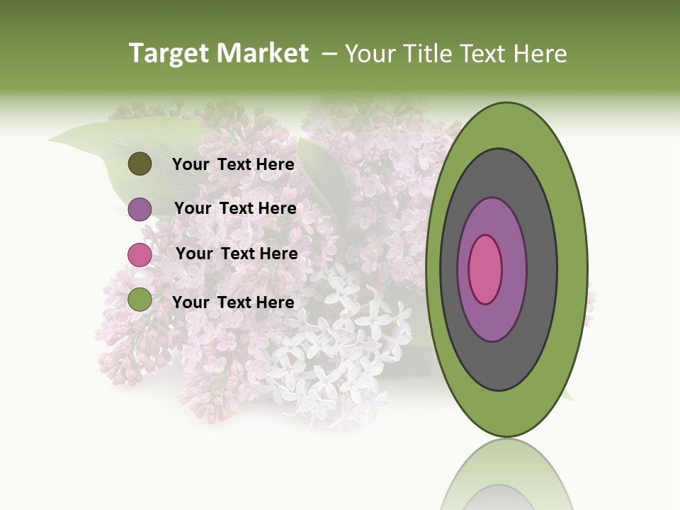 Green Lilac Purple PowerPoint Template