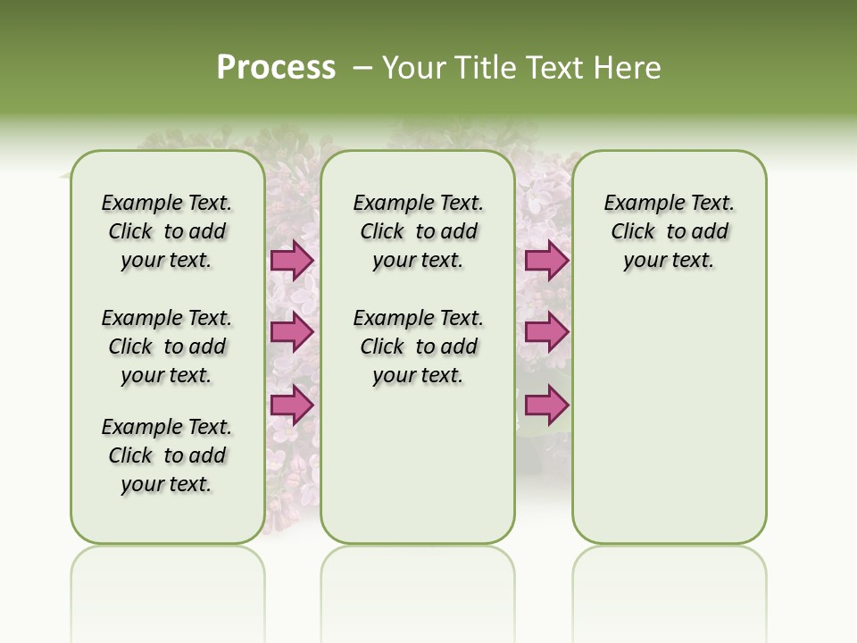 Green Lilac Purple PowerPoint Template
